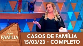 Sua mulher é tão velha que deve ter selfie até com dinossauros! | Casos de Família (15/03/23)