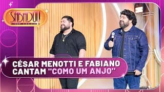 César Menotti e Fabiano cantam "Como Um Anjo" | Sabadou com Virginia (27/07/24)