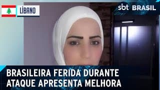 Brasileira ferida durante bombardeio no Líbano apresenta melhora | SBT Brasil (05/06/24)