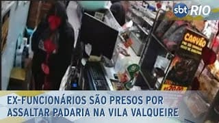 Ex-funcionários são presos por assaltar padaria na Vila Valqueire