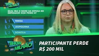 Após apostar nas placas, participante perde R$ 200 mil reais | Show do Milhão PicPay (01/10/21)