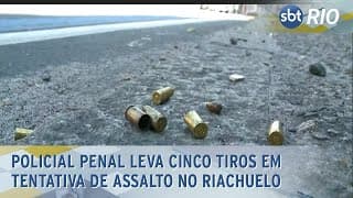 Policial penal leva cinco tiros em tentativa de assalto no Riachuelo