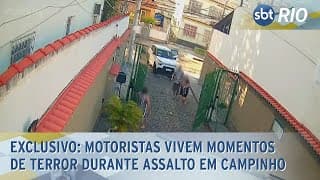 EXCLUSIVO: Motoristas vivem momentos de terror durante assalto em Campinho