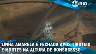 Linha Amarela é fechada após tiroteio e mortes na altura de Bonsucesso
