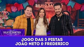 Jogo das 3 Pistas: João Neto X Frederico | Programa Silvio Santos (22/06/25)