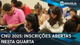 Serão ofertadas 3.652 vagas com salários iniciais que podem chegar até 16 mil | SBT Brasíluia 2ª ed