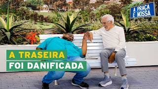 O Kilbert precisou trocar o plug | A Praça é Nossa