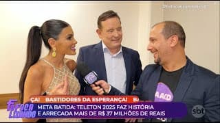 Teleton faz história, bate R$ 37 milhões e termina em festa; veja os bastidores | Fofocalizando