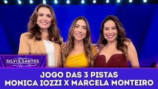 Jogo das 3 Pistas: Monica Iozzi X Marcela Monteiro | Programa Silvio Santos (17/05/26)