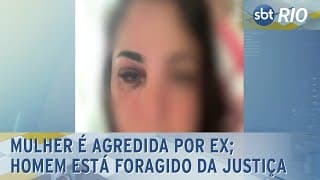 Mulher é agredida por ex-companheiro; homem está foragido da Justiça