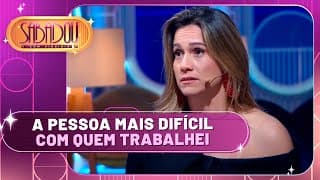 Fernanda Gentil revela qual a pessoa mais difícil com quem trabalhou | Sabadou com Virginia 23/11/24