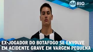 Ex-jogador do Botafogo se envolve em acidente grave em Vargem Pequena