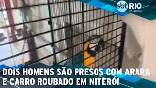 Dois homens são presos com arara e carro roubado em Niterói