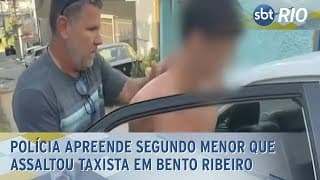 Polícia apreende segundo menor que assaltou taxista em Bento Ribeiro