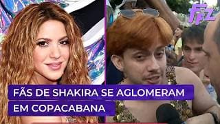 Fãs se aglomeram em frente ao Copacabana Palace para ver Shakira | Fofocalizando 30/04/26