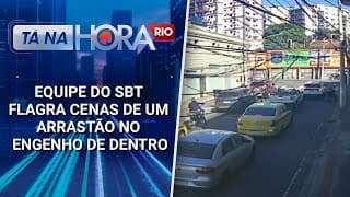 Equipe do SBT flagra cenas de um arrastão no Engenho de Dentro