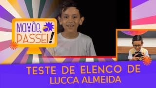 Lucca Almeida reage ao seu teste para a novela "A Caverna Encantada " | Mamãe, Passei!