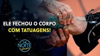 Mc Pedrinho faz tour pelo seu corpo e mostra tatuagem NA BUNDA | The Noite (27/11/24)