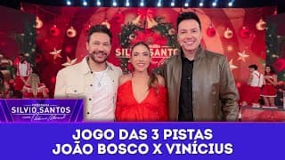 Jogo das 3 Pistas: João Bosco & Vinícius | Programa Silvio Santos (21/12/25)