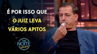 Sálvio Spinola conta o segredo por trás dos apitos profissionais | The Noite (09/12/24)