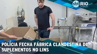 Polícia fecha fábrica clandestina de suplementos no Lins