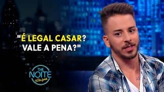 Junior responde dúvidas de Danilo Gentili sobre a vida de casado  | The Noite (20/09/24)