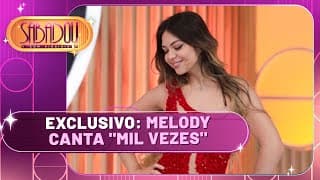 Exclusivo: Melody canta "Mil Vezes" | Sabadou com Virginia (14/12/24)