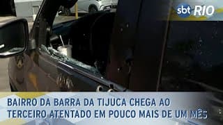 Bairro da Barra da Tijuca chega ao terceiro atentado em pouco mais de um mês