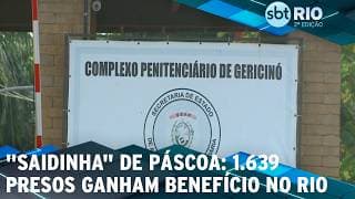 Saidinha de Páscoa: 1.639 presos ganham benefício no Rio