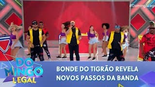 Bonde do Tigrão relembra clássicas músicas no Domingo Legal  | Domingo Legal (05/01/25)