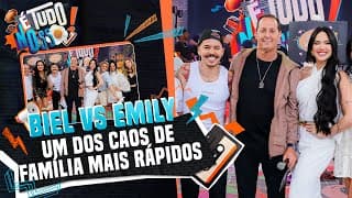 Biel e Emily Garcia disputam no Caos de Família | É Tudo Nosso 29/11/24