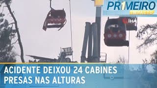 Acidente com teleférico na Turquia deixa um morto e dez feridos | Primeiro Impacto (15/04/24)