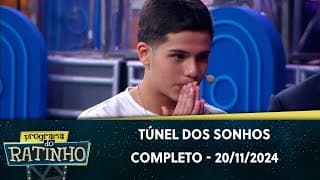 Adolescente ganha muito mais do que pediu no Túnel dos Sonhos | Programa do Ratinho (21/11/24)