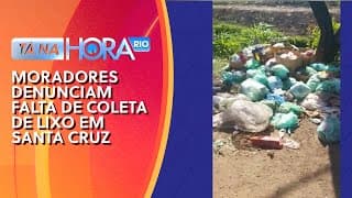 Moradores denunciam falta de coleta de lixo em Santa Cruz