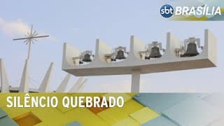 Depois de seis anos de silêncio, sinos da catedral voltam a soar  | SBT Brasília