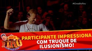 Participante impressiona com truque de ilusionismo! | Circo do Tiru (15/06/24)