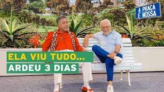 Paulinho Gogó saiu de toalha e a sogra não perdoou: "Pouca coisa!" | A Praça é Nossa