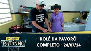 Milene Pavorô ensina a fazer pizza de torresmo | Programa do Ratinho (24/07/24)