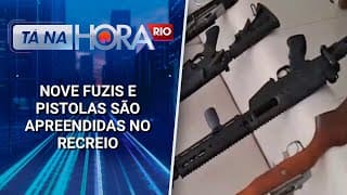 Nove fuzis e pistolas são apreendidas no Recreio dos Bandeirantes