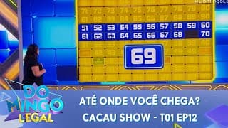 Até onde você chega? Cacau Show T01EP12 | Domingo Legal (22/09/24)