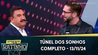 Lucas Anderi realiza sonho ao lado de Ratinho no Túnel dos Sonhos | Programa do Ratinho (14/11/24)