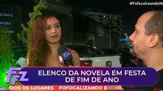 Elenco da novela marca presença em confraternização de fim de ano | Fofocalizando (23/12/25)