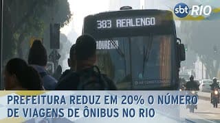 Prefeitura reduz em 20% o número de viagens de ônibus no Rio