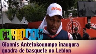 Estrela do basquete internacional inaugura quadra no Leblon