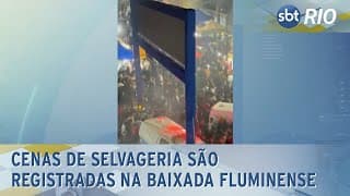 Cenas de selvageria são registradas na Baixada Fluminense