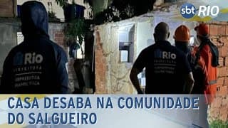 Casa desaba na comunidade do Salgueiro