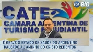 É grave o estado de saúde do argentino baleado a caminho do Cristo Redentor