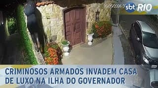 Criminosos armados invadem casa de luxo na Ilha do Governador