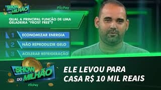 Em pergunta confusa, participante perde R$ 20 mil reais | Show do Milhão PicPay (22/10/21)