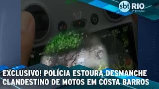EXCLUSIVO! Polícia estoura desmanche clandestino de motos em Costa Barros